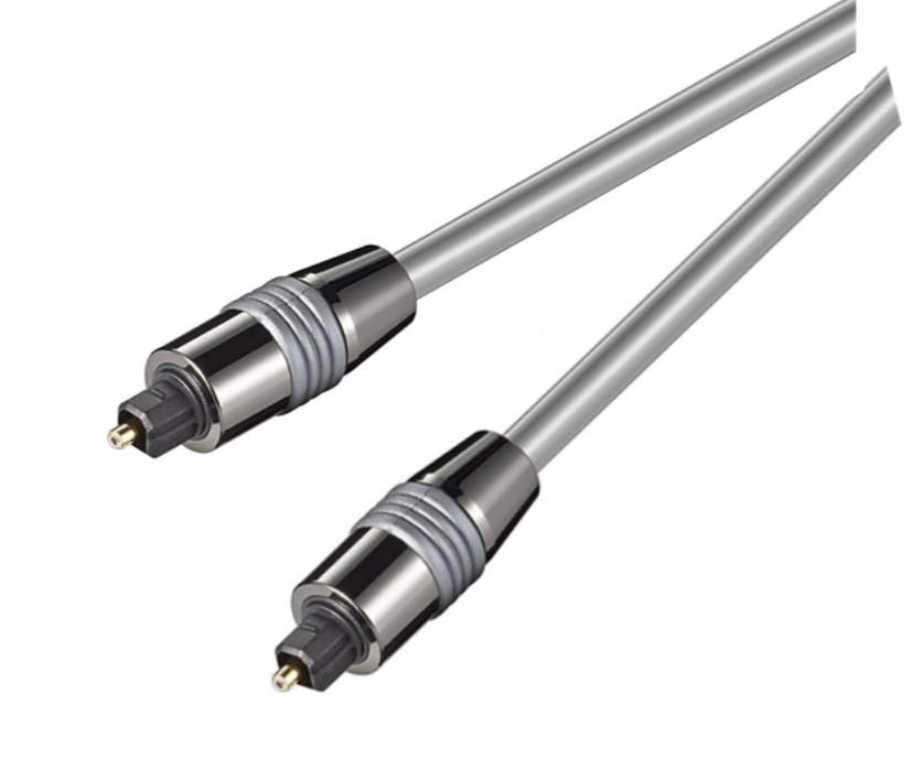 42-682-00260_42-682-00240_42-682-00205 10m Toslink Kabel PREMIUM Audio-Kabel SPDIF Metallstecker