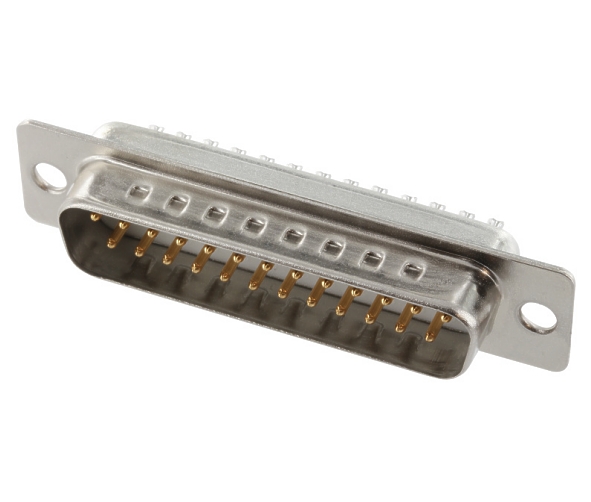 25pol-Sub-D-Stecker-Loetversion-40-871-00005-V2018 SUB-D 25pol Stecker Lötkelch 2-reihig