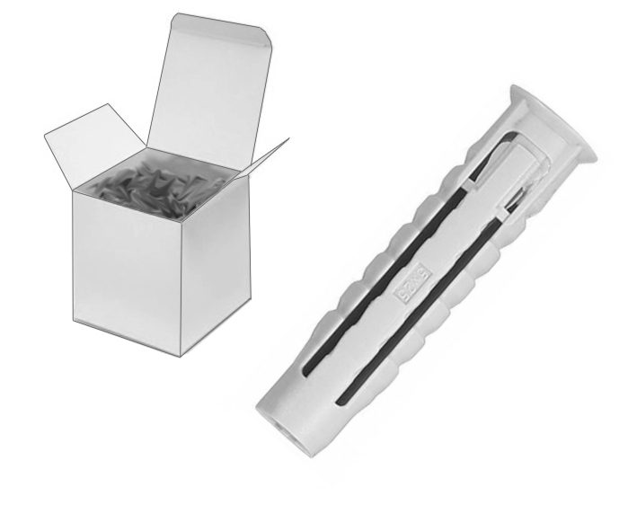 100xDuebel_6x30mm_51-600-00130 Dübel 6x30mm Universaldübel 6mm Dübel -- 100-St Pack ----