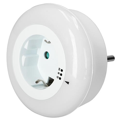 91-479-00375_LED_Nachtlicht Nachtlicht Orientierungslicht LED mit Tag-Nacht Sensor die Steckdose bleibt erhalten