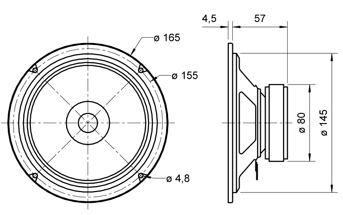 165mm_Breitbandlautsprecher_83-767-03265_Zeichnung