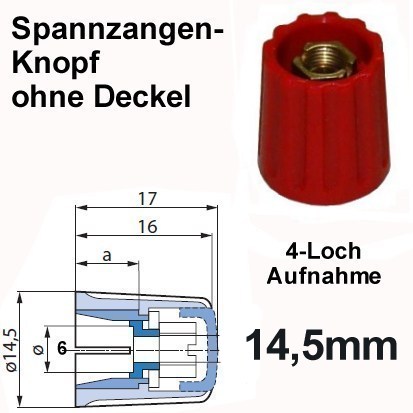 006b32ea7aabe16823a030ad3b9de43c Spannzangenknopf 14,5mm --Rot--
