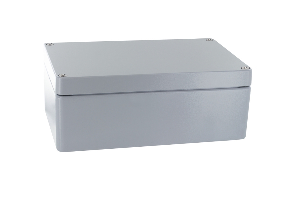 52-625-03030_ALU_Gehaeuse ALU Gehäuse 125x80x59mm Grau IP66 Metallgehäuse