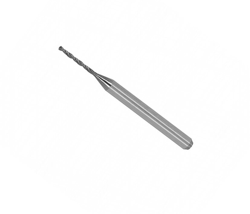 Microbohrer_mit_3mm_Schaft_New 1,0mm Bohrer HSS Microbohrer mit 3mm Schaft
