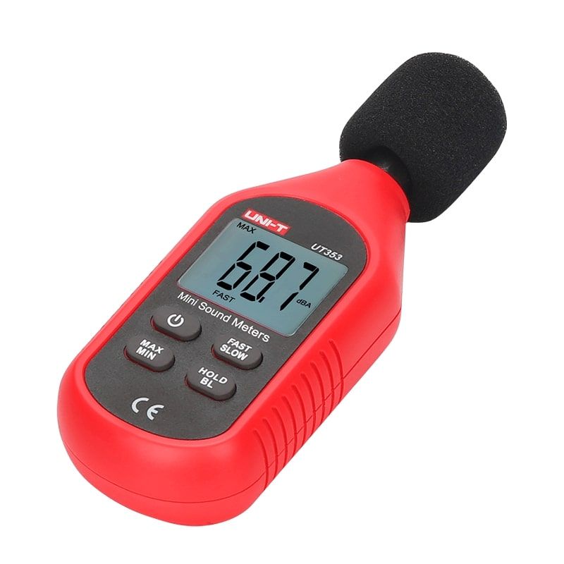 schallpegelmesser_schallpegelmaessgerae_91-400-00180 Messgerät Schallpegel 30-130dB LCD Poket Schallpegelmessung