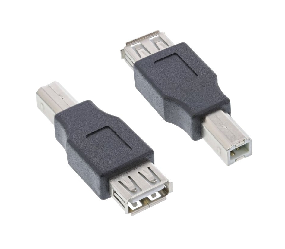 USB Adapter A-auf-B A-Buchse auf B-Stecker USB Adapter A-auf-B A-Buchse auf B-Stecker
