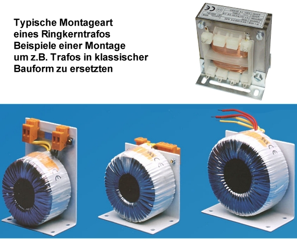 Ringkerntrafo-Montage-auf-Blech