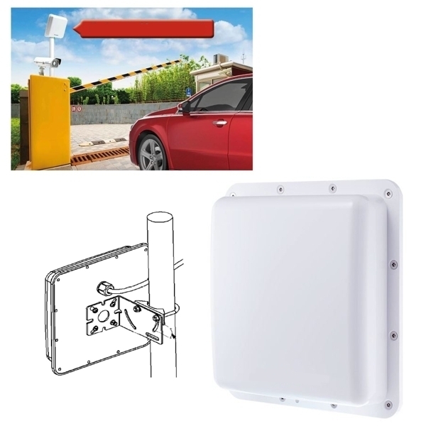 Parklatz_KFZ_LKW_RFID_Leser_79-235-03995 RFID Lesegerät RU9003 Wiegand für LKW Bus Auto bis 10m Abstand Ideal für Schranken AUF-ZU