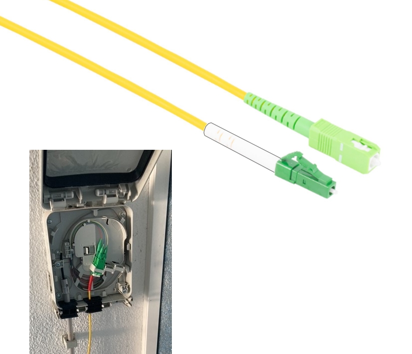 10m LWL Kabel 1-Faser OS2 Singelmode Pigtail Simplex SC-Stecker LC-Stecker APC FTTH 10m LWL Kabel 1-Faser OS2 Singelmode Pigtail Simplex SC-Stecker LC-Stecker APC FTTH