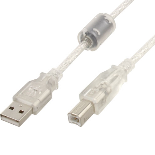 53-682-00585-34518 1m USB Kabel USB2 - A zu B mit Ferritkern